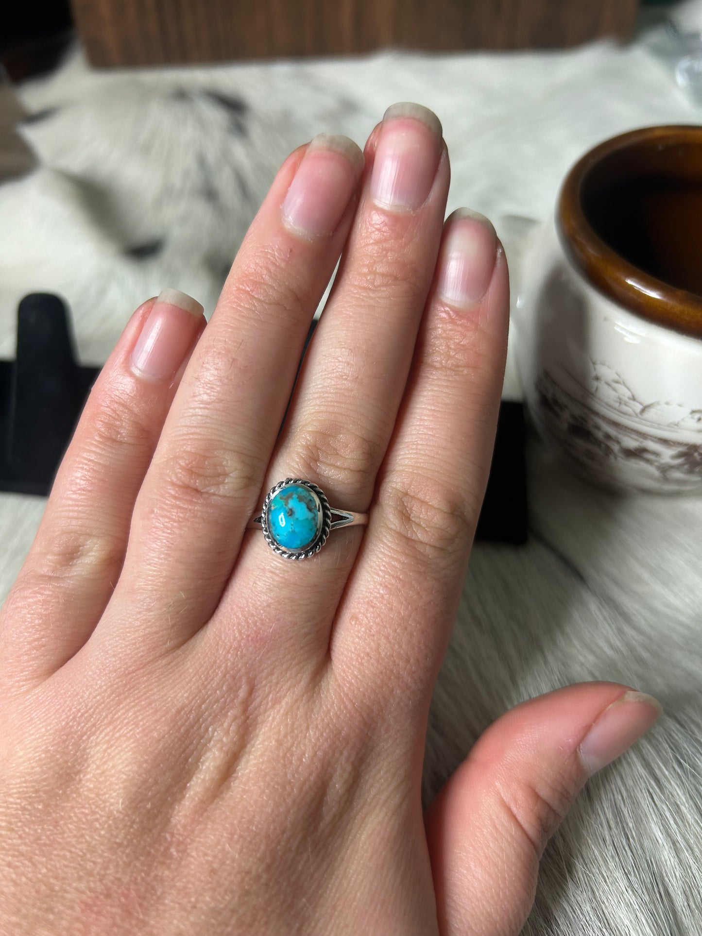 Oval Turquoise Ring