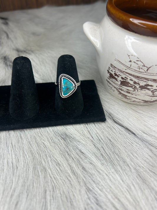 Triangle Turquoise Ring