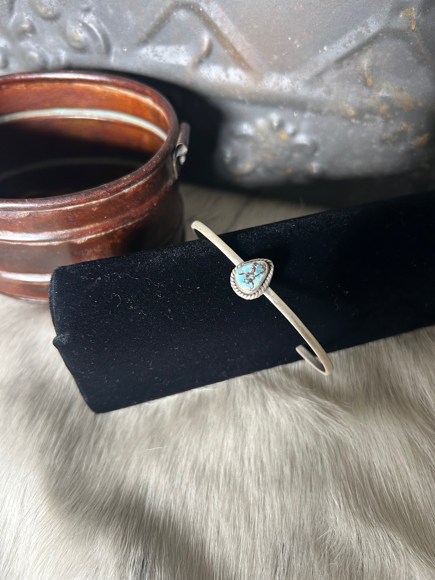 Simple Turquoise Stacker Cuff