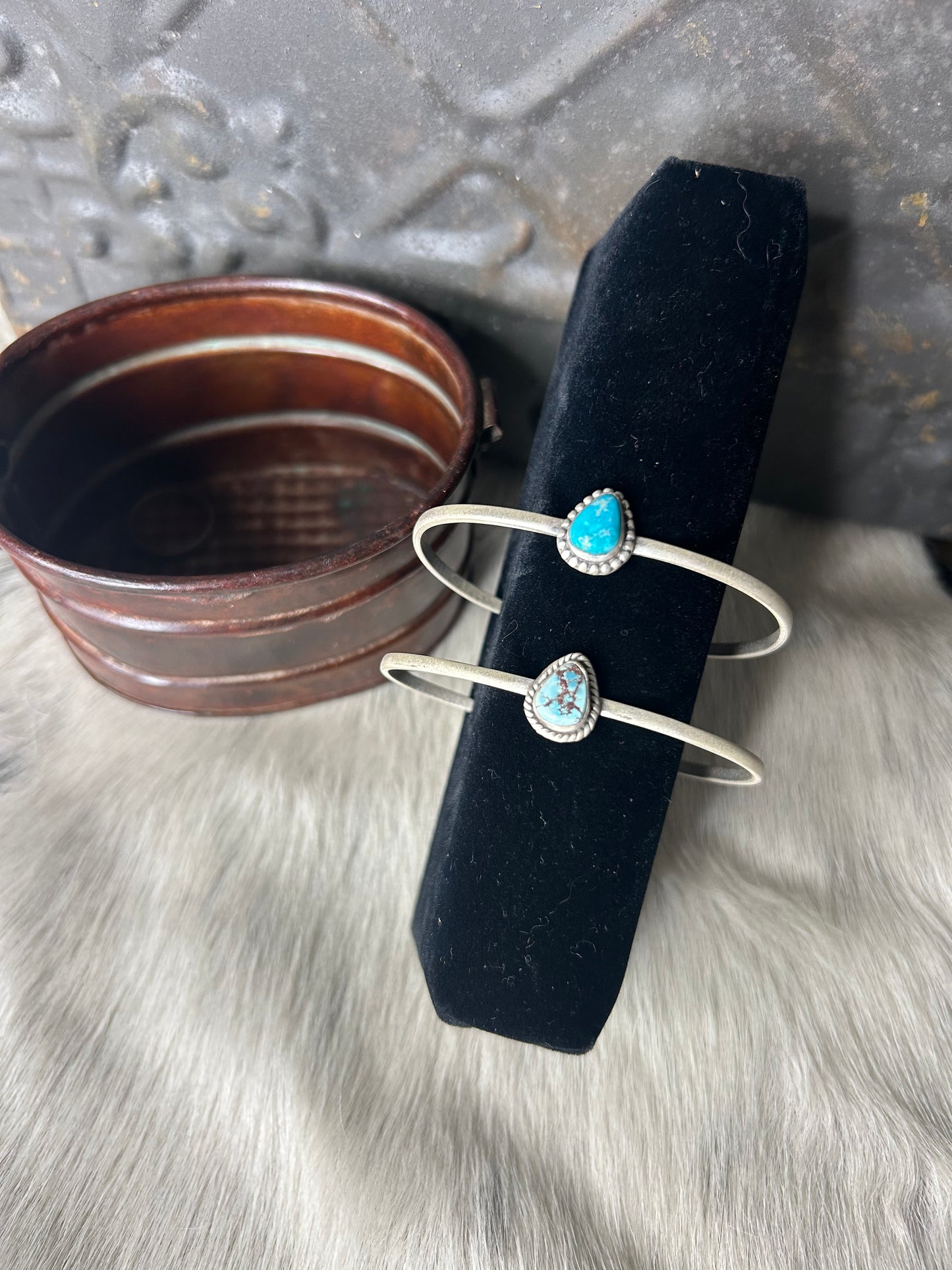Simple Turquoise Stacker Cuff