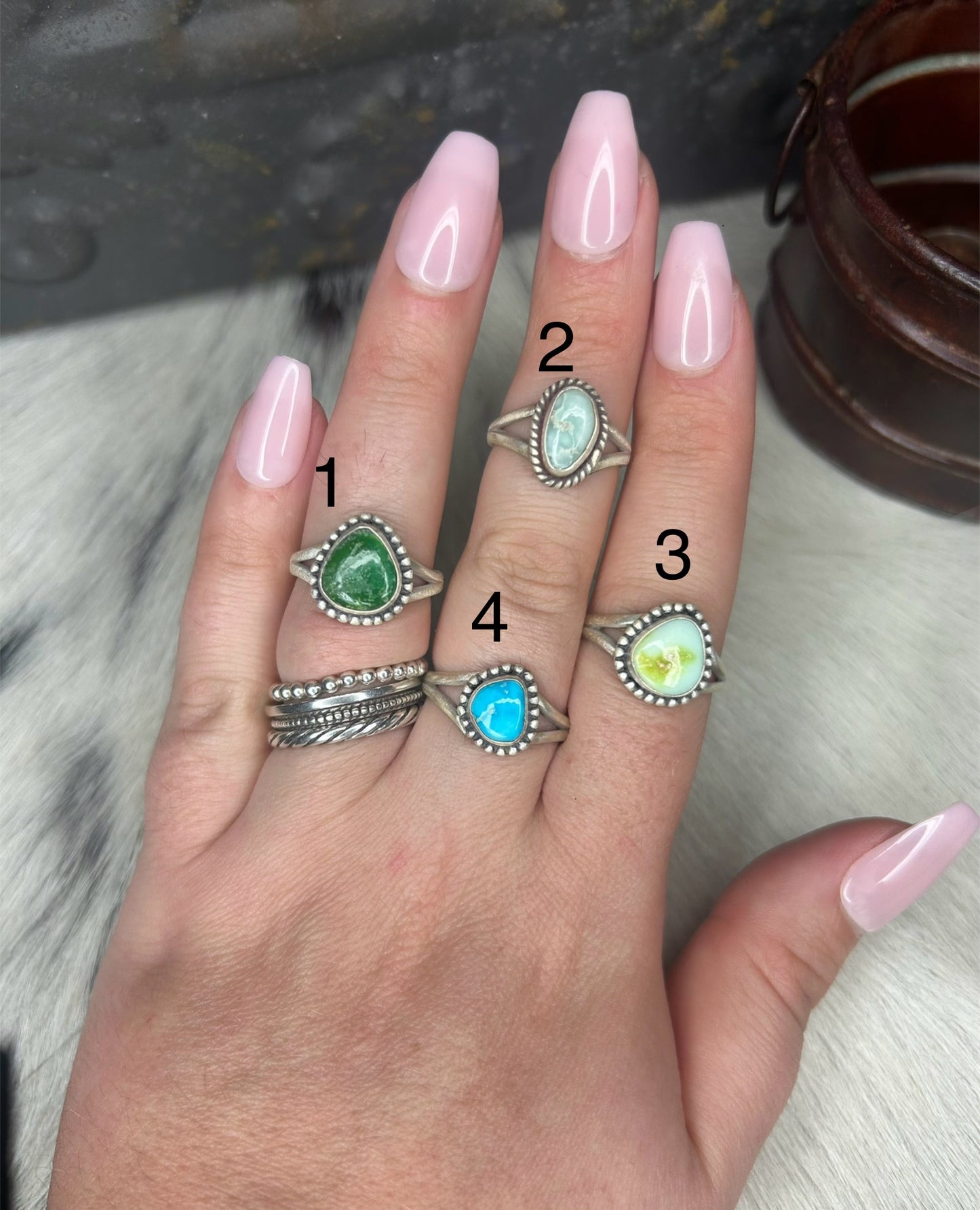 Everyday Turquoise Rings