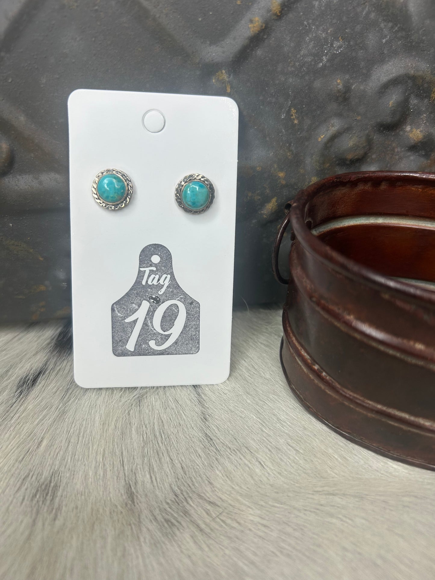 Turquoise Stud Earrings