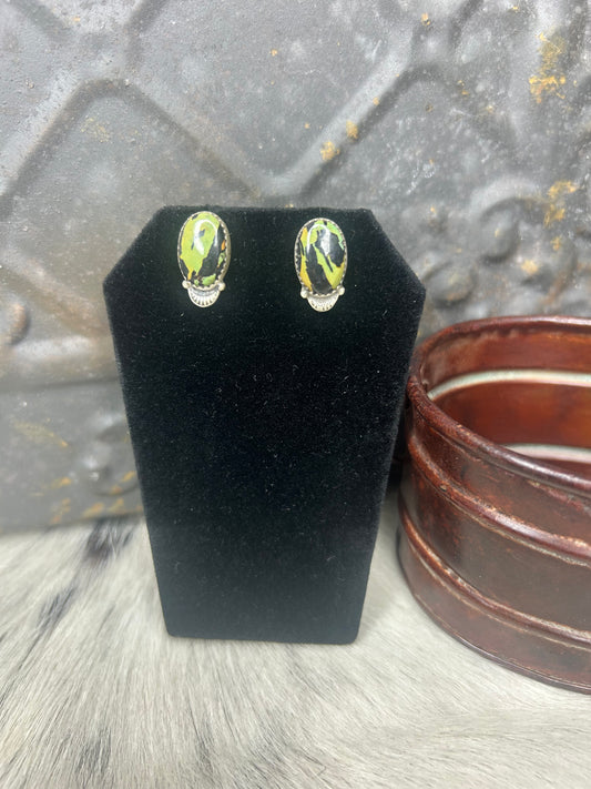 Blackjack Turquoise Earrings