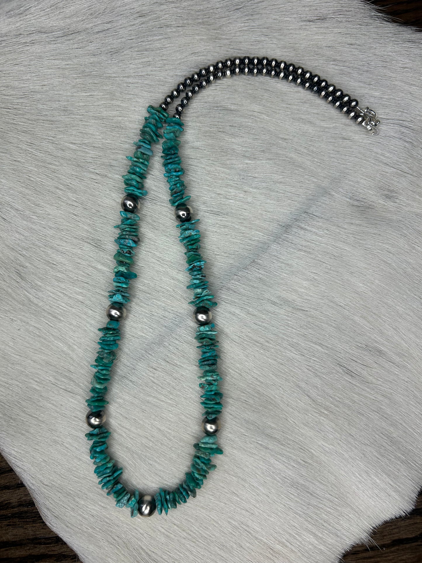 Turquoise Chip Necklace