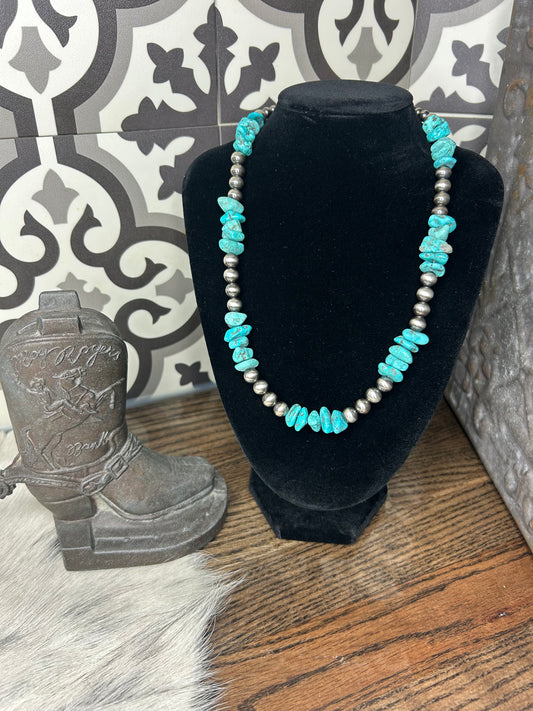 Turquoise Nugget Necklace
