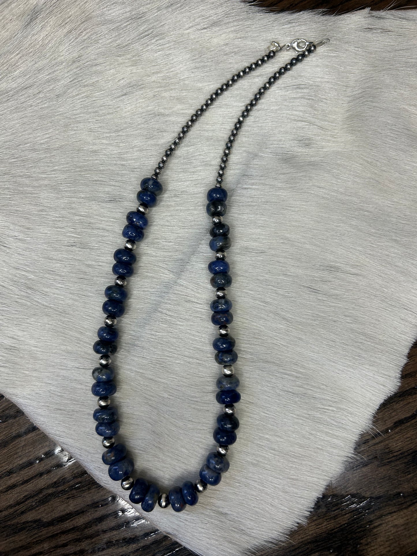 Sodalite Rondelle Necklace