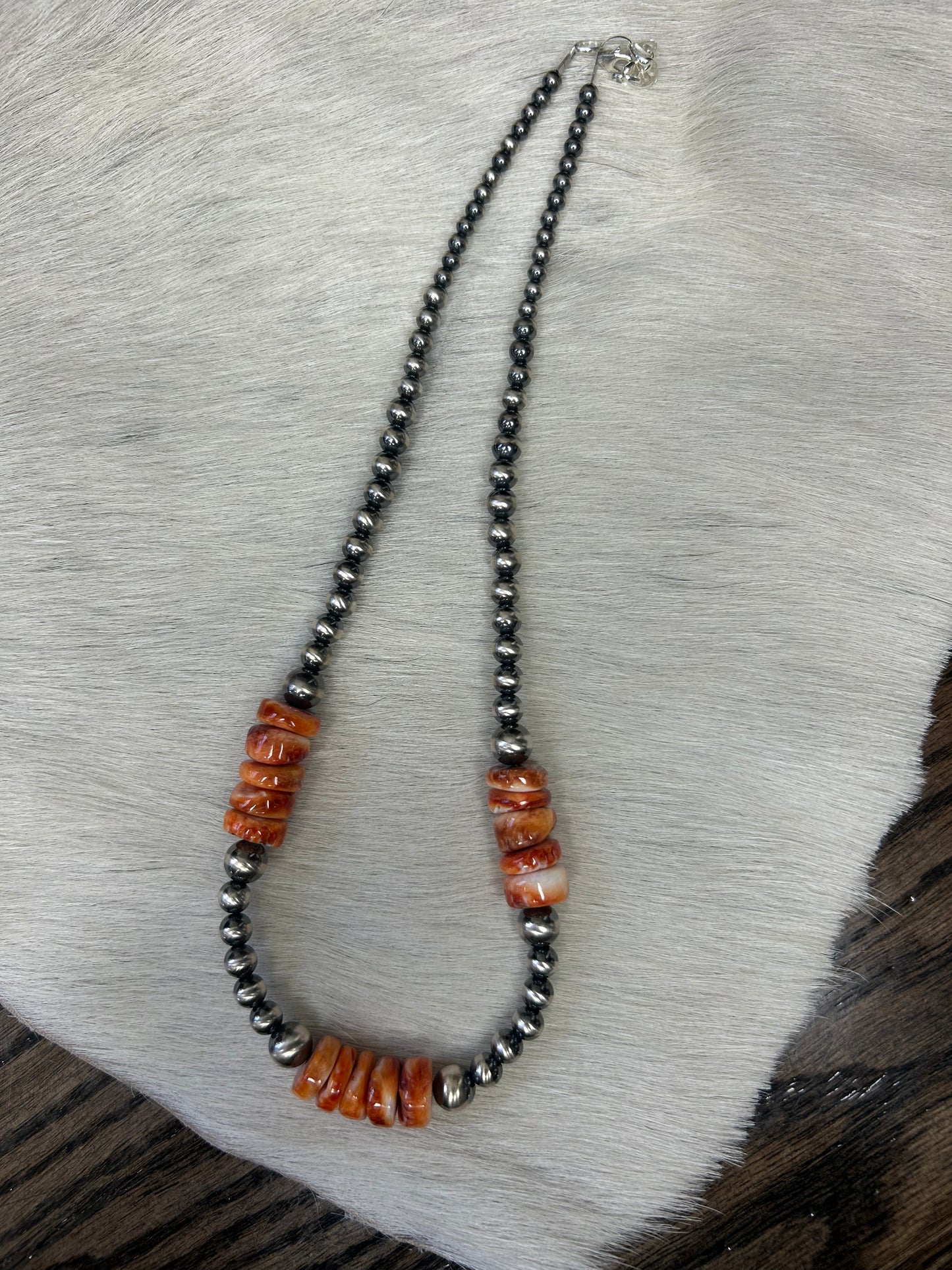 Orange Spiny Necklace