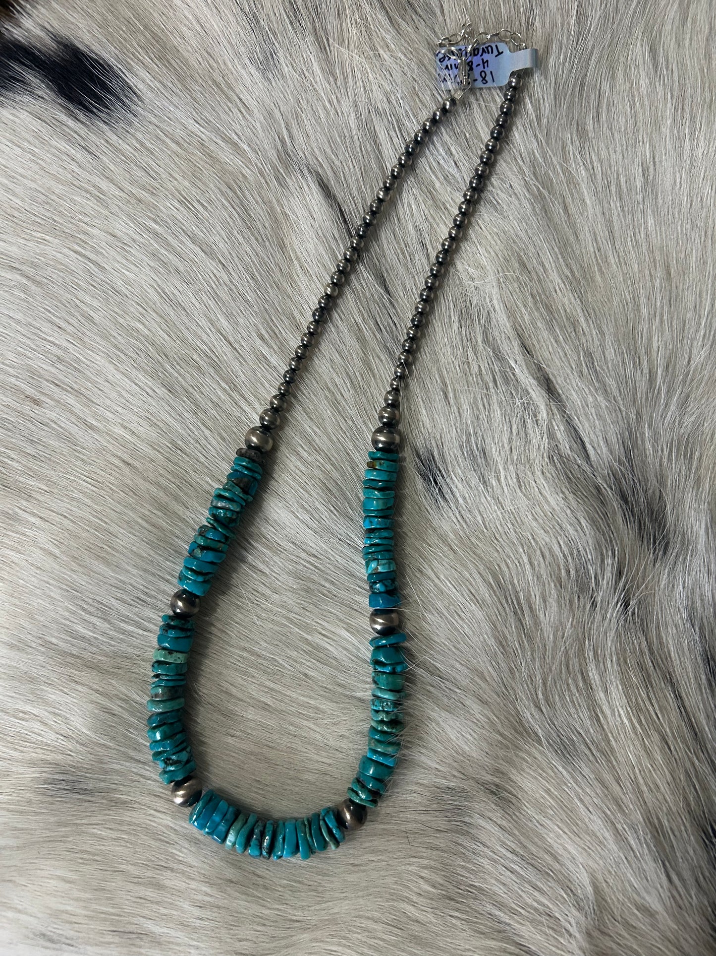 Turquoise & Pearl Necklace