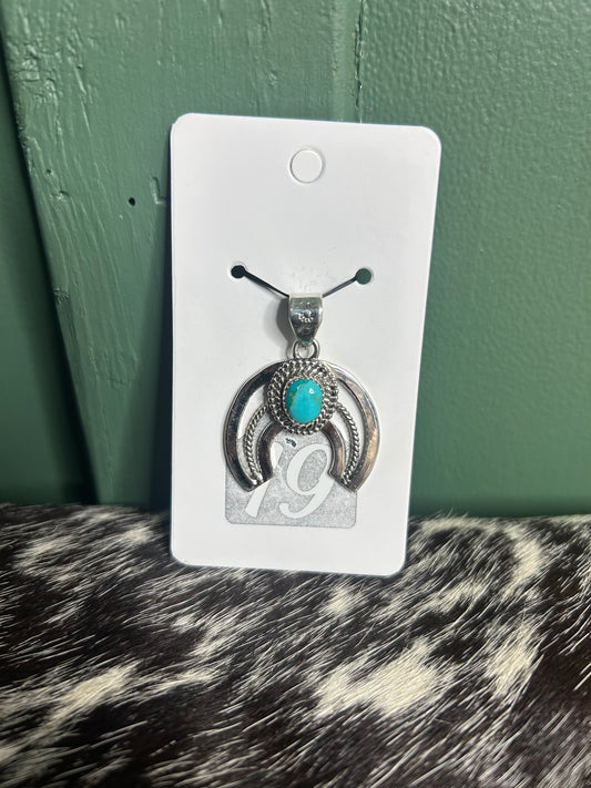 Turquoise Naja Pendent