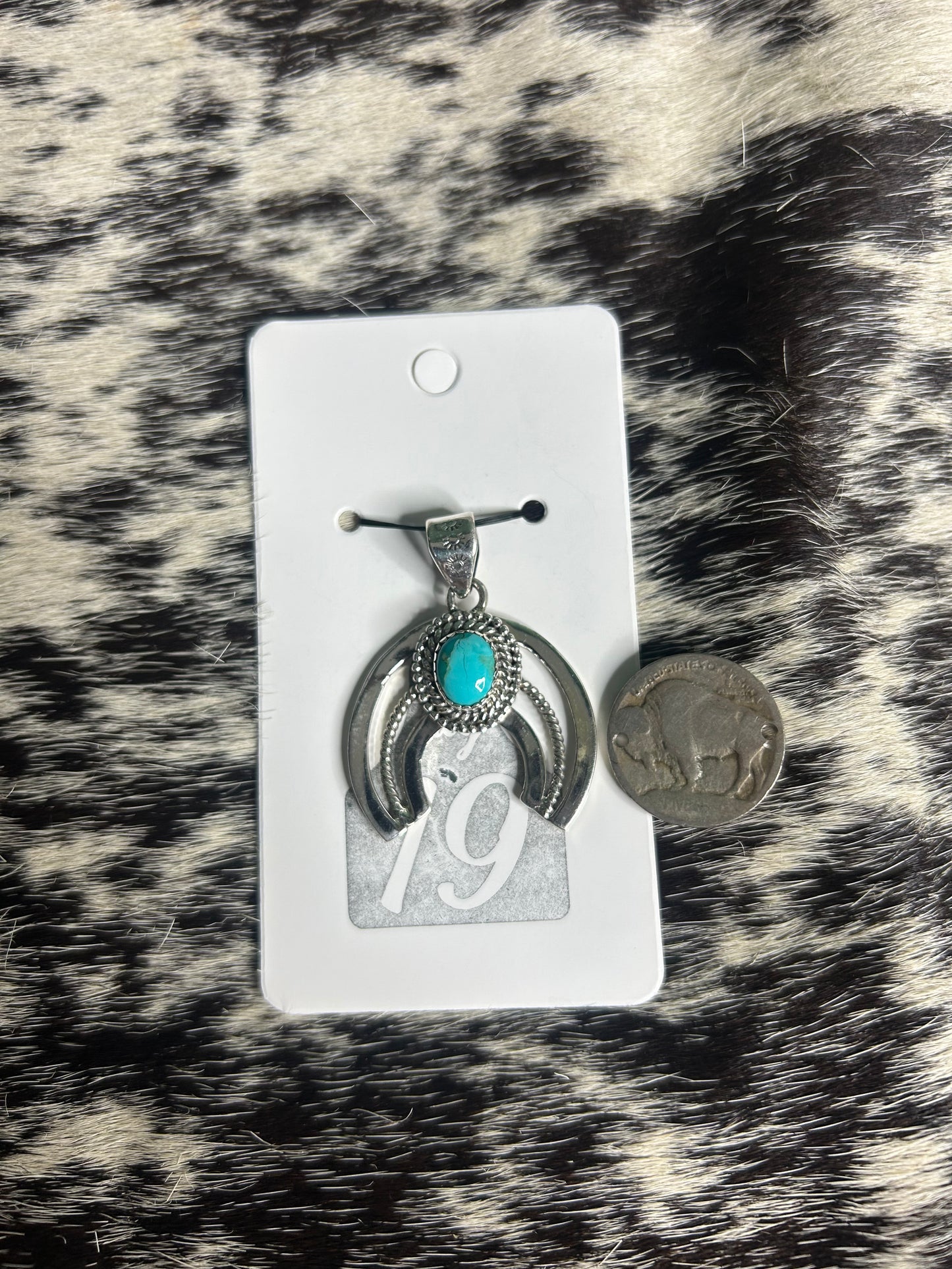 Turquoise Naja Pendent