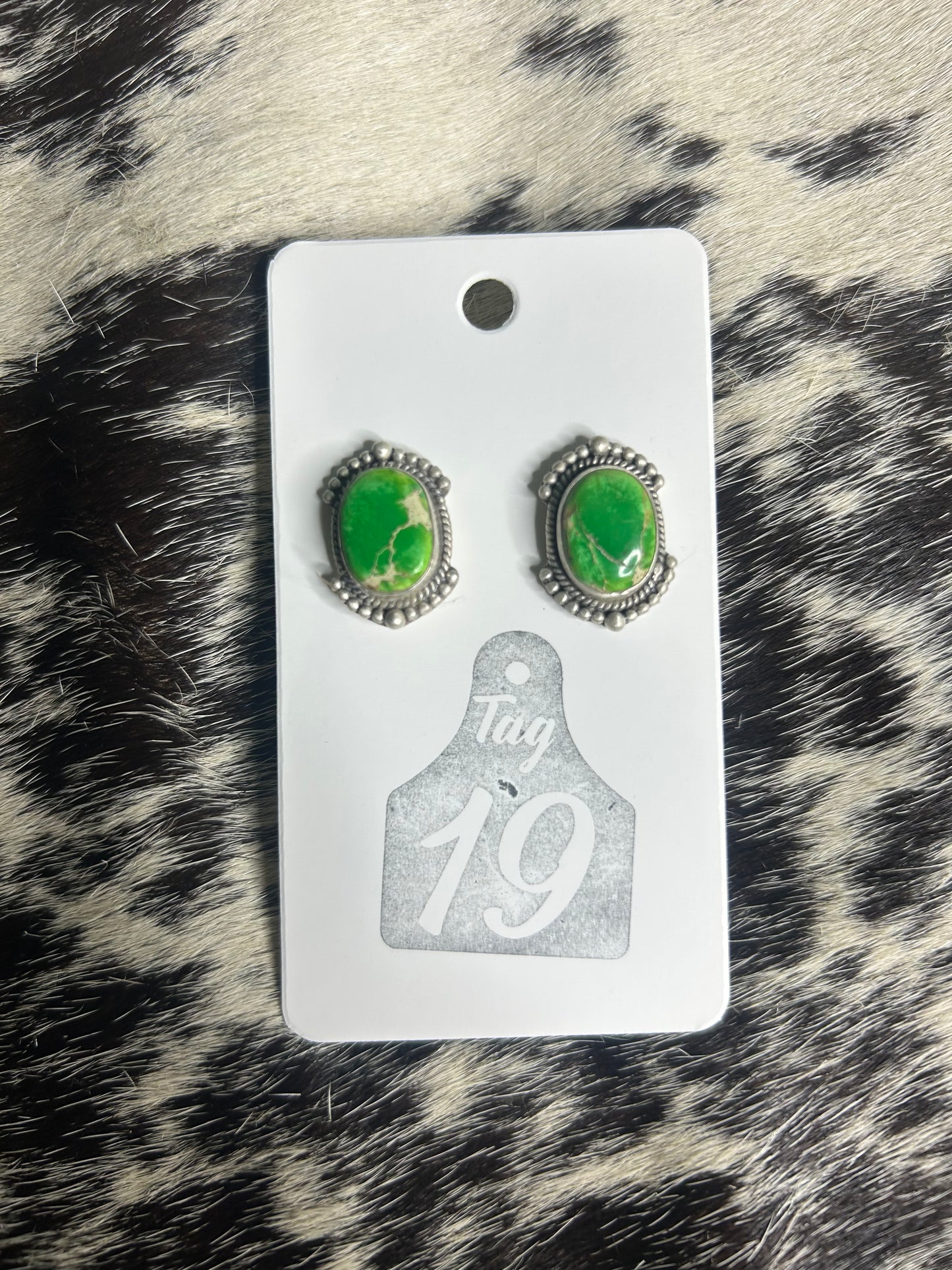 Sea Sediment Jasper Stud Earrings