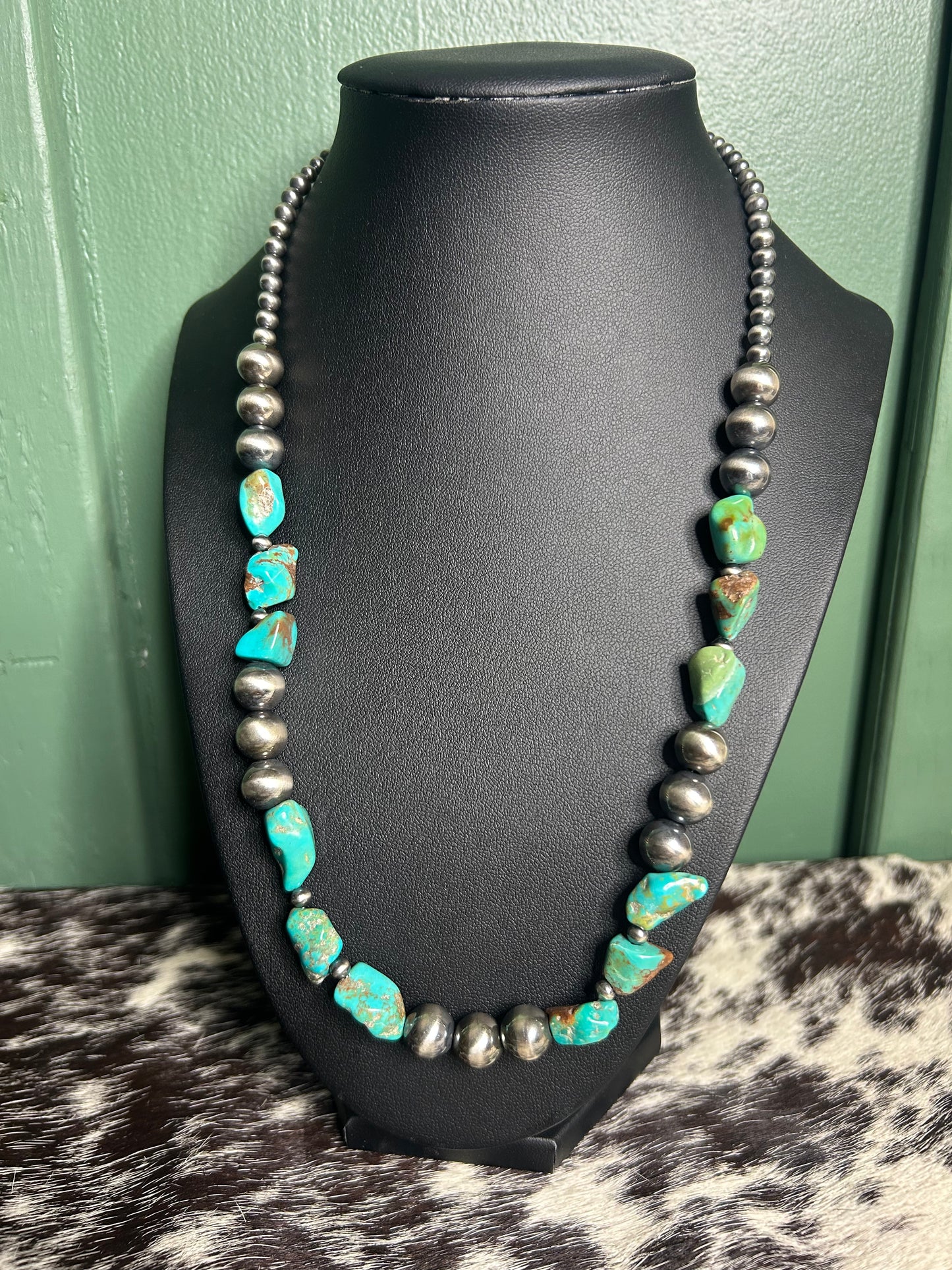 Turquoise Nugget Necklace