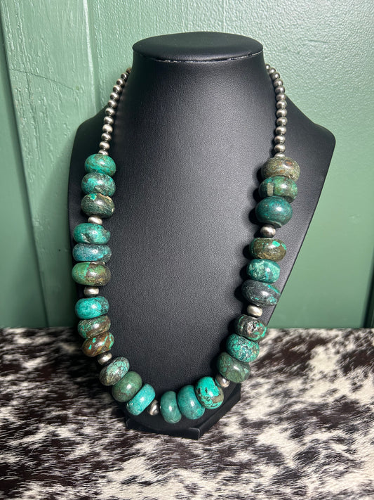 Tibetan Turquoise Chunky Necklace