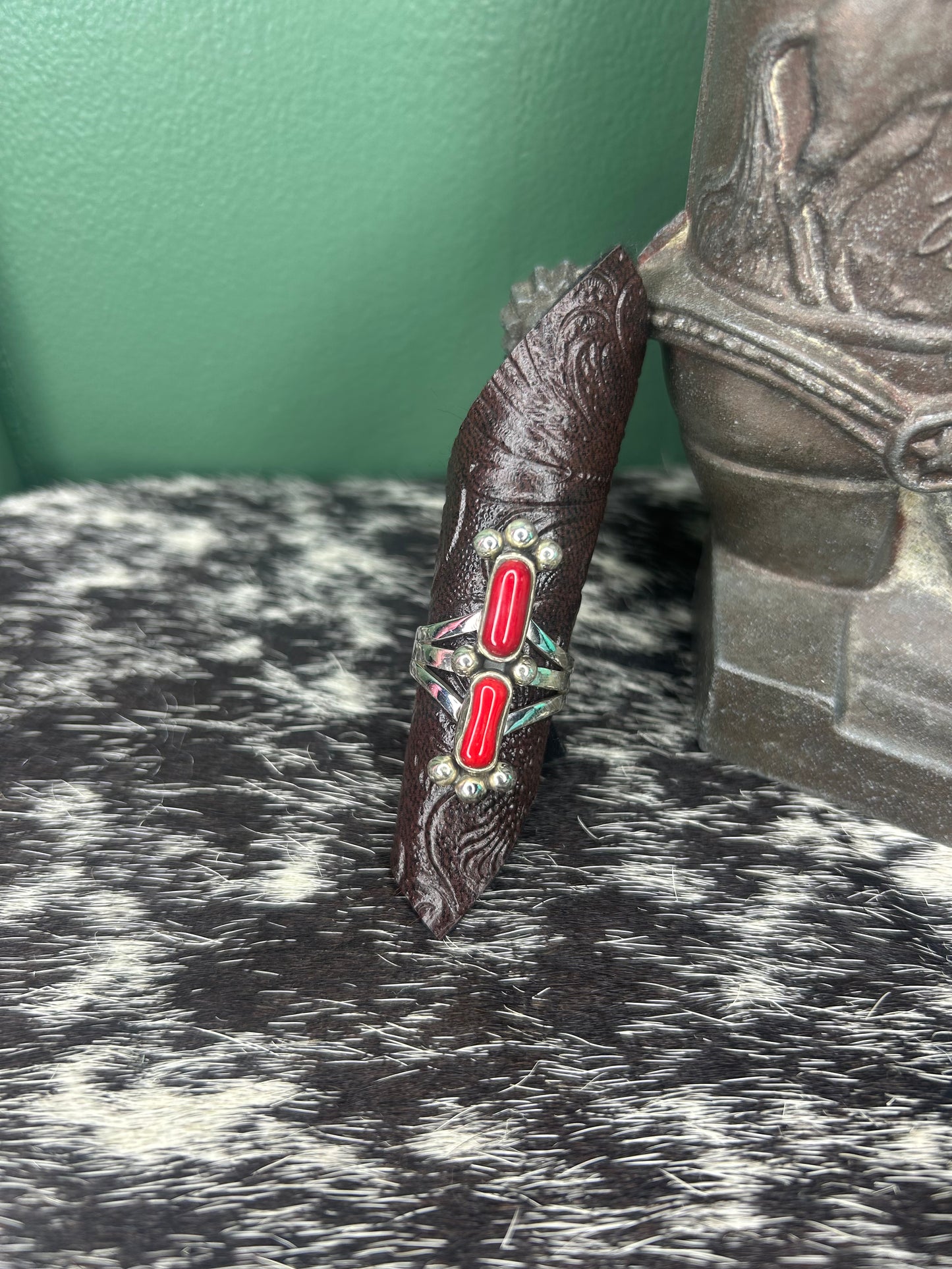 Red Coral Ring