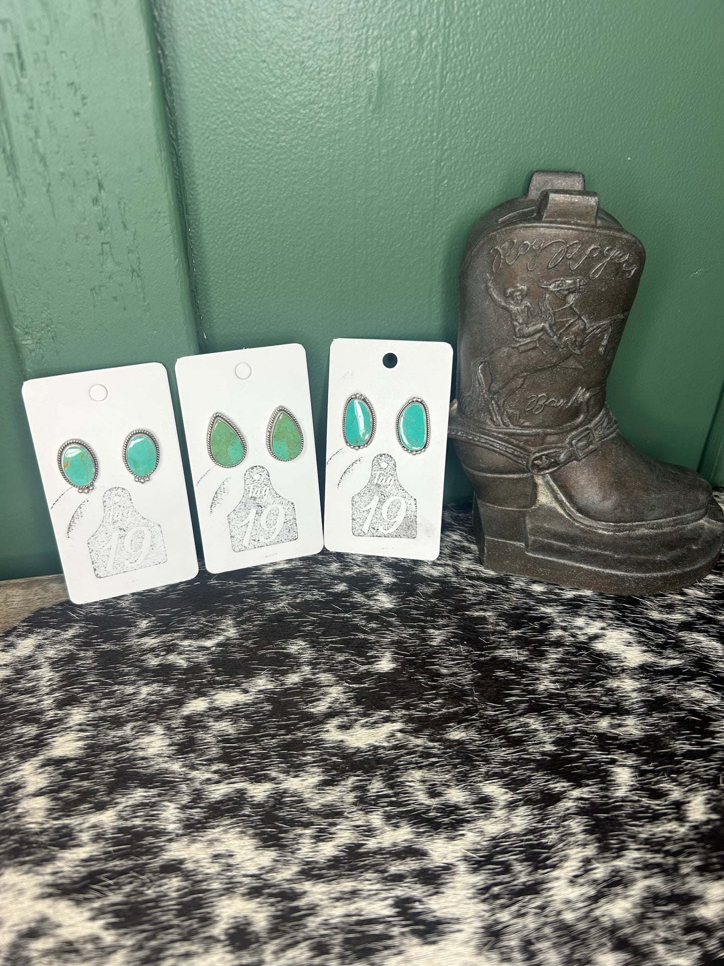 Royston Turquoise Stud Earrings