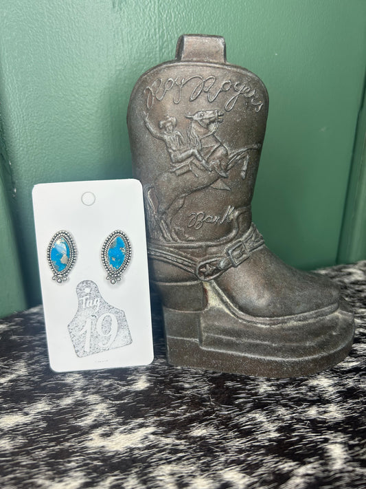 Turquoise Stud Earrings