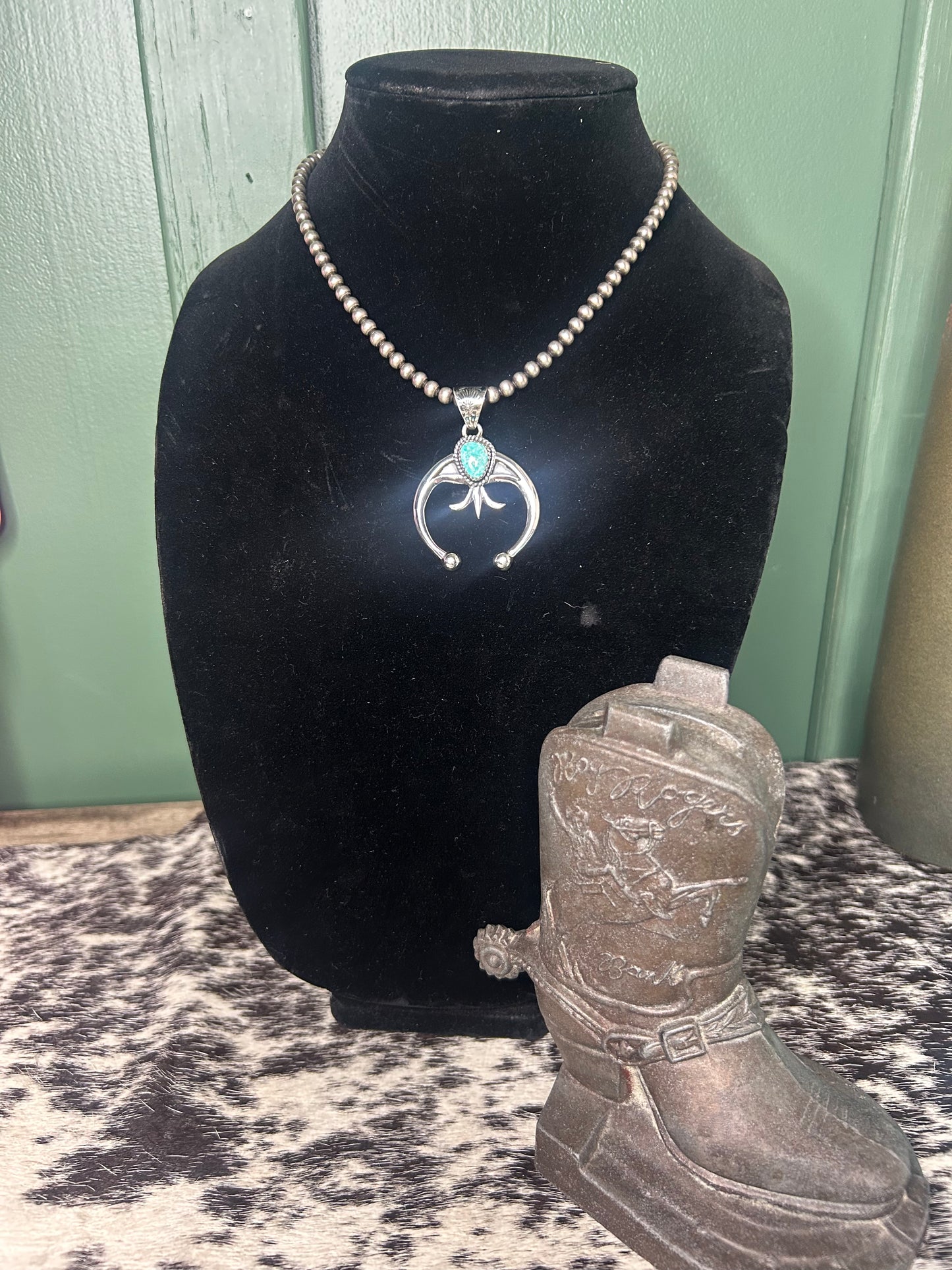 Turquoise Naja Pendent