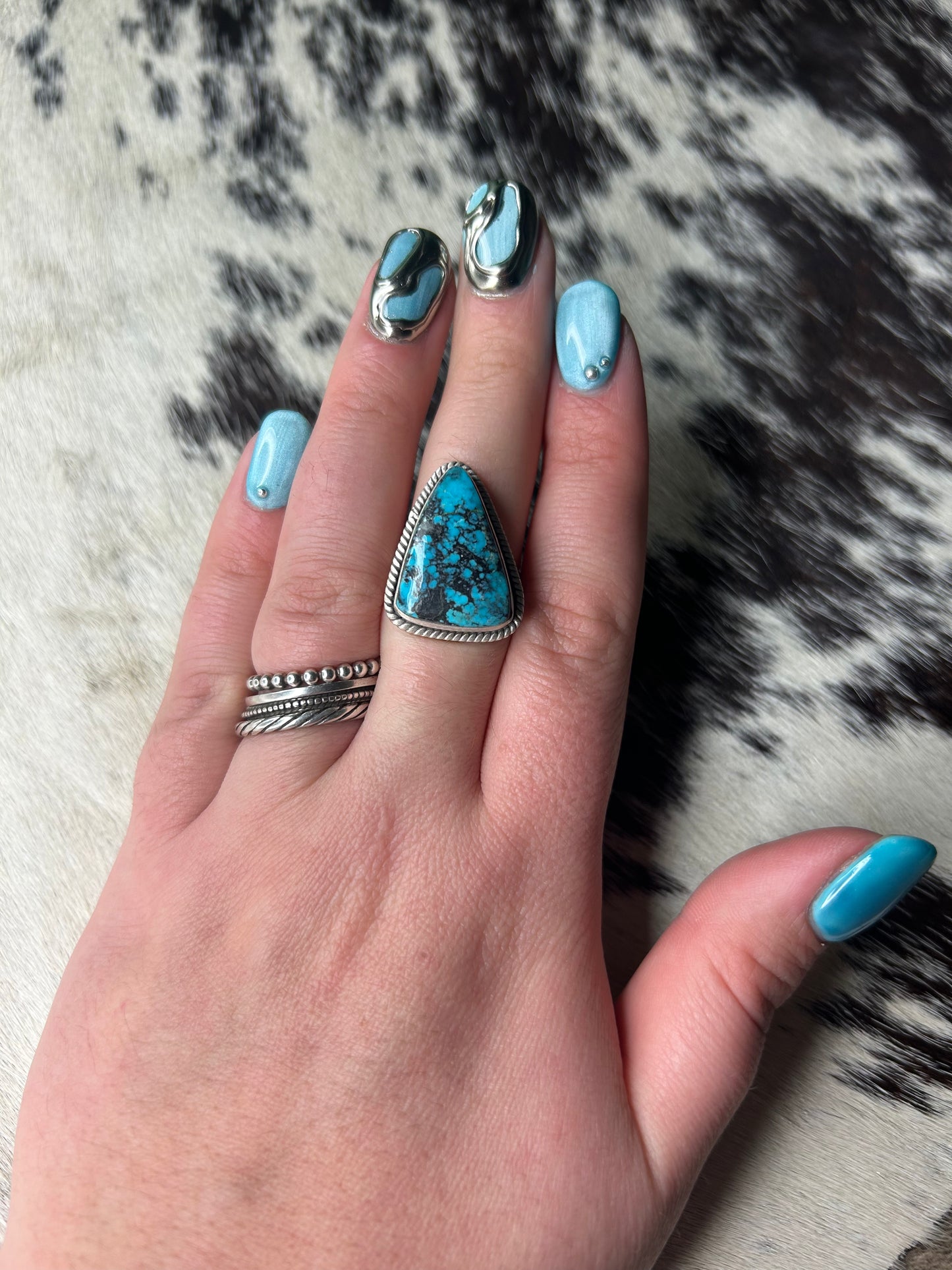 Hubei Turquoise Rings