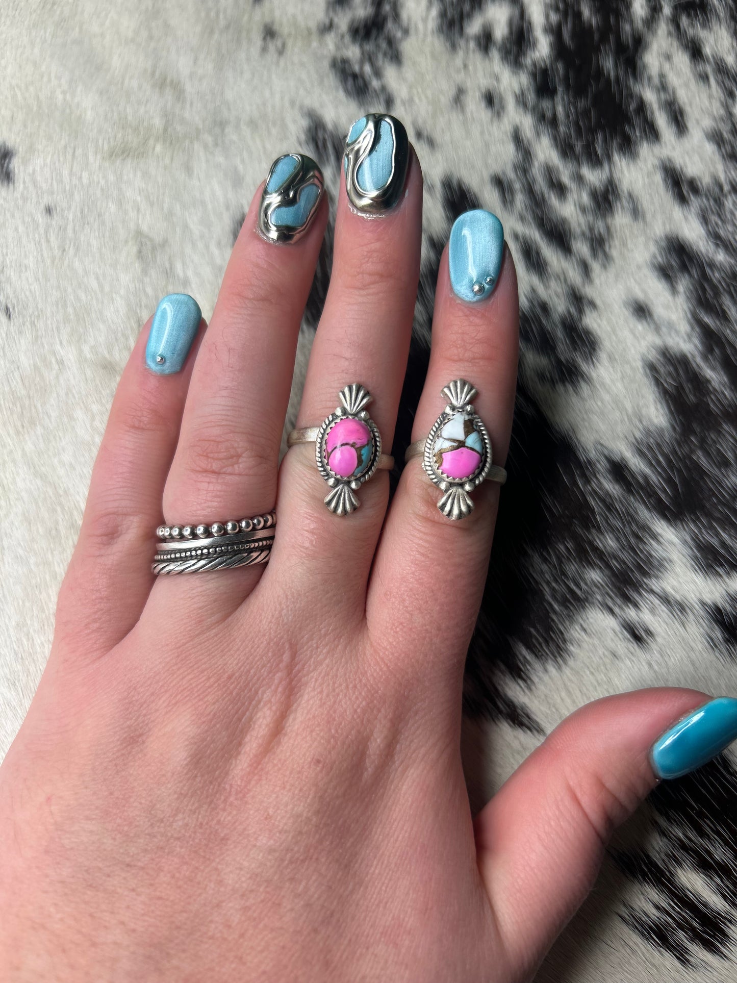 Cotton Candy Rings