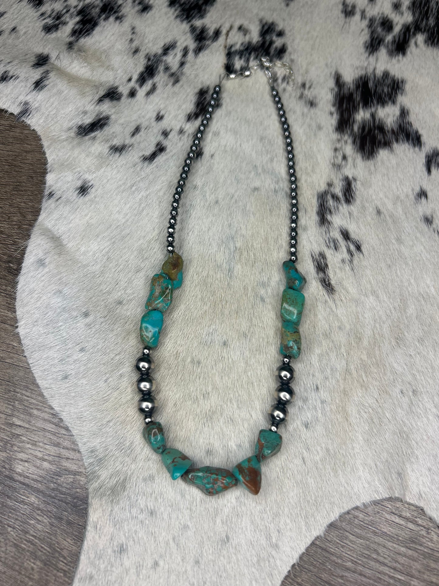 Turquoise & Pearl Necklace