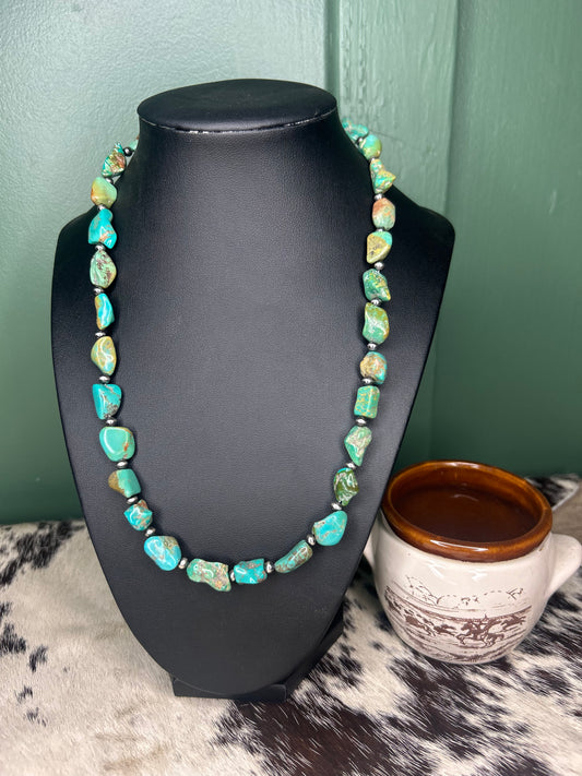 Turquoise Nugget Necklace