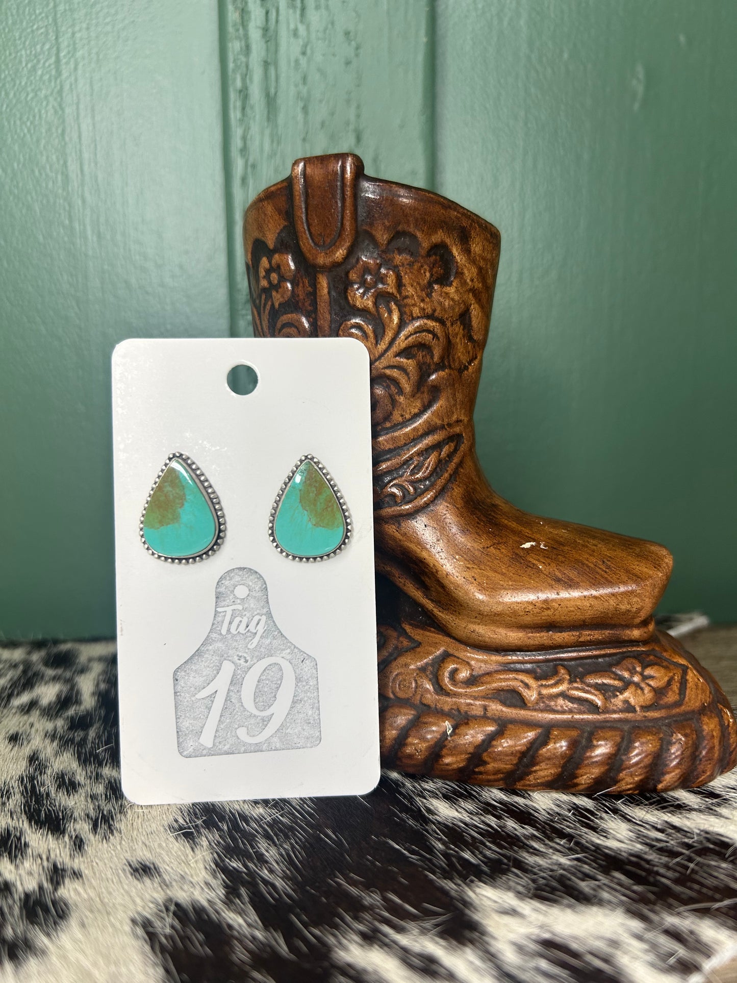 Royston Turquoise Stud Earrings