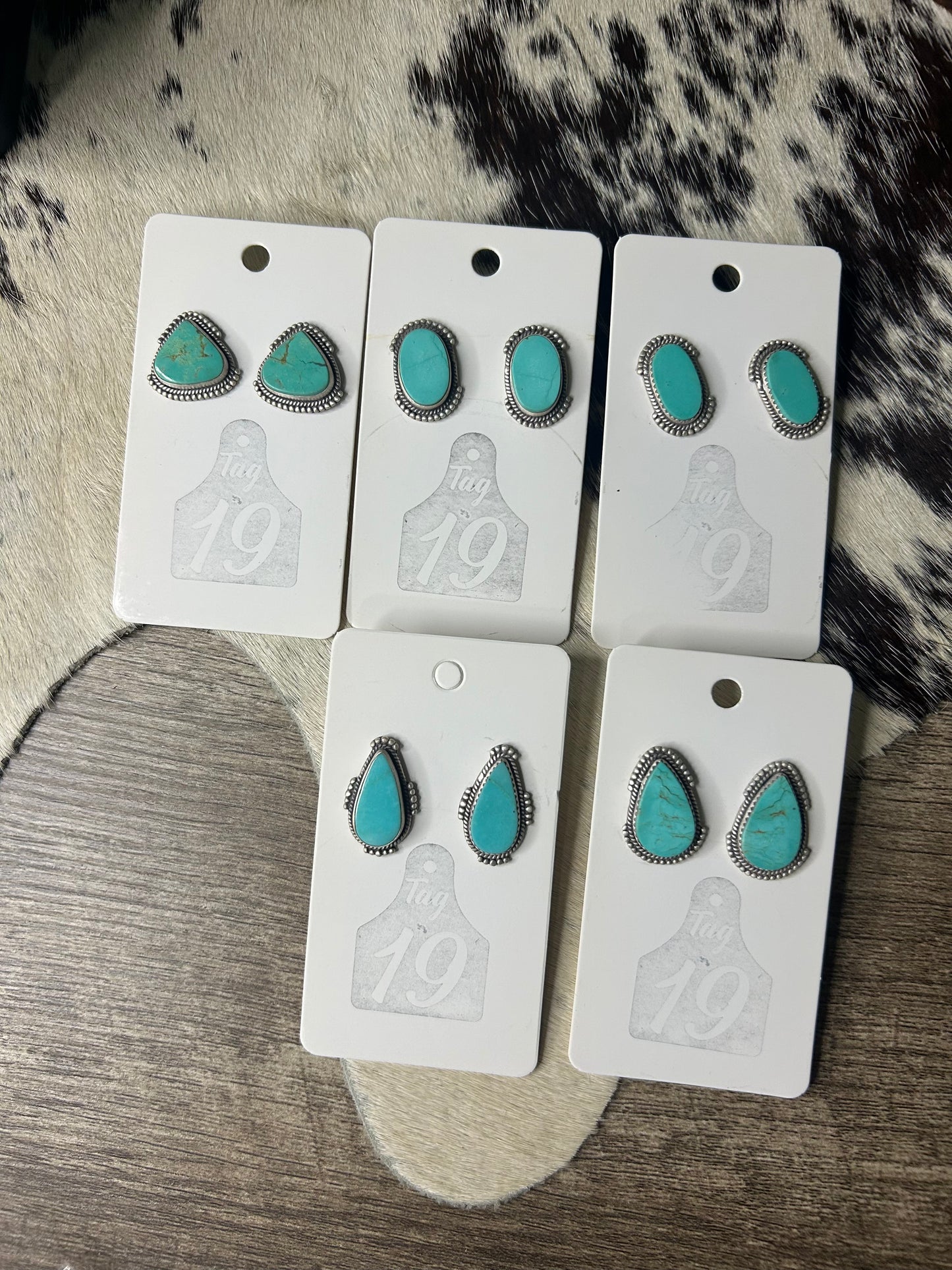 Royston Turquoise Stud Earrings
