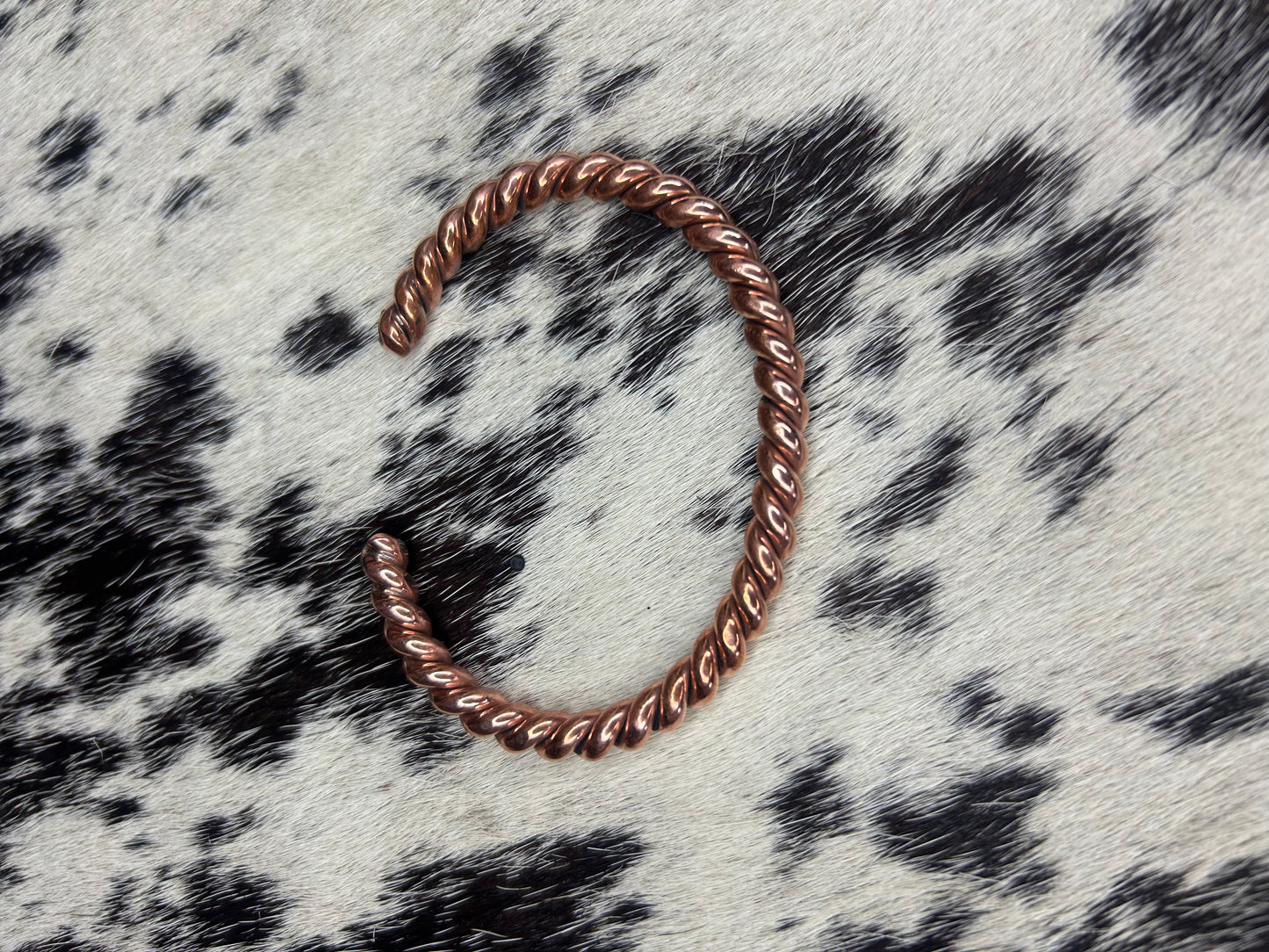 Copper Rope Cuff