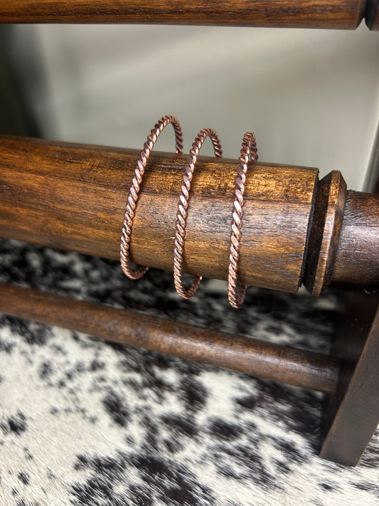 Copper Flat Rope Cuff