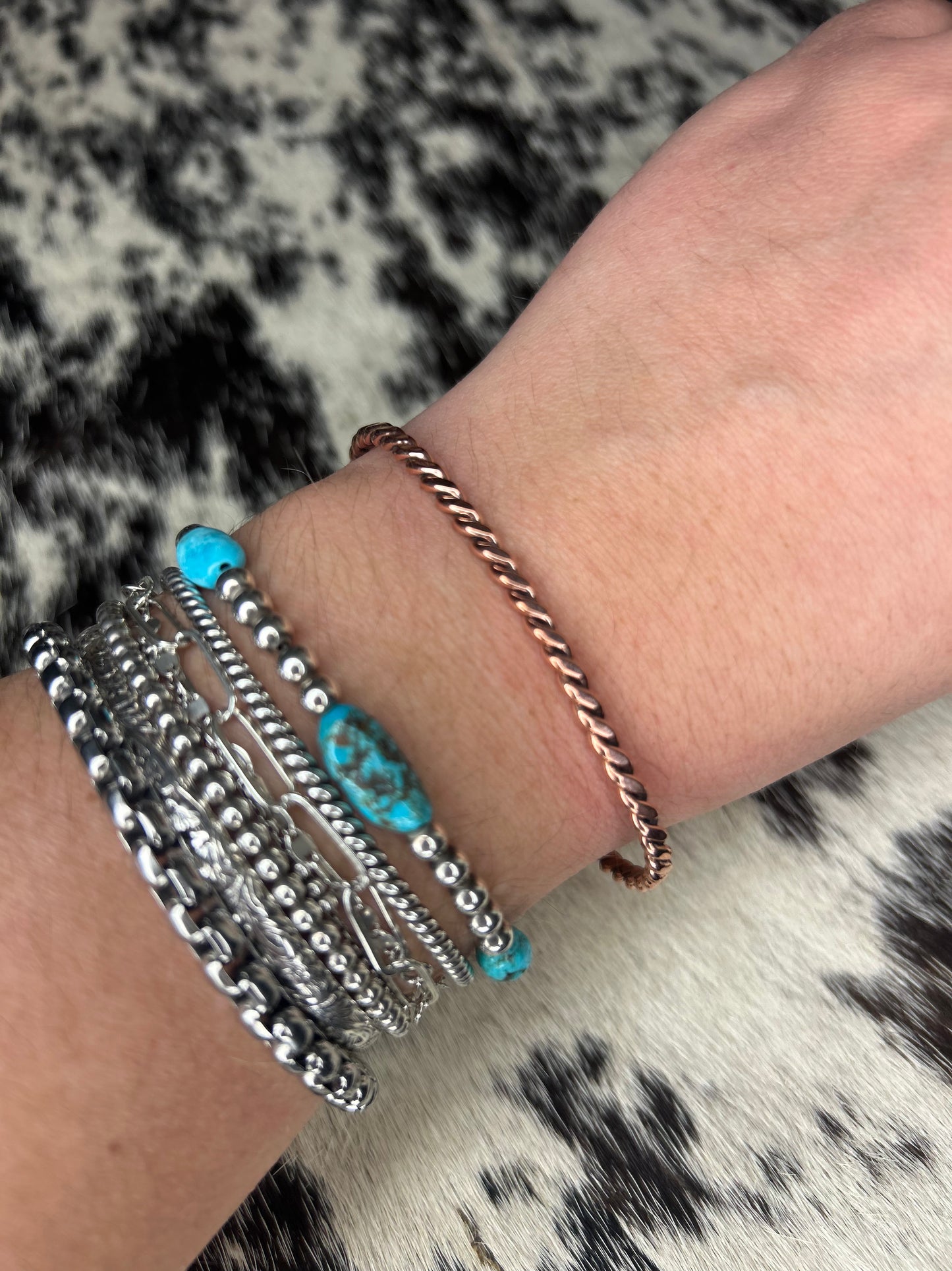 Copper Flat Rope Cuff