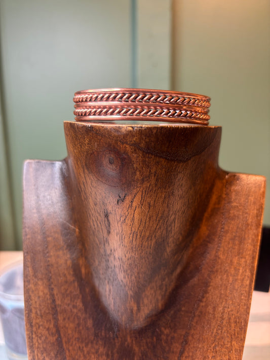 Navajo Copper Double Roped Cuff