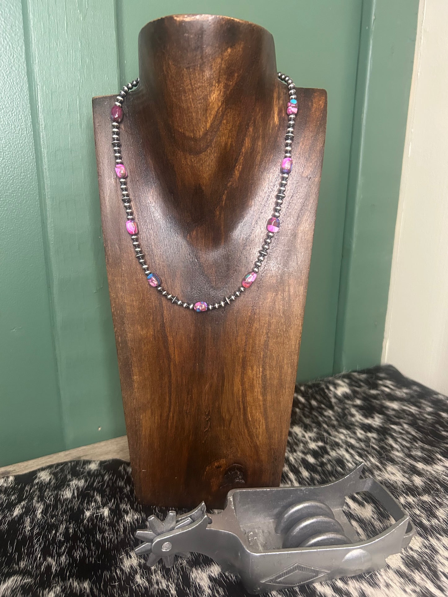 Pink Dahlia Necklace