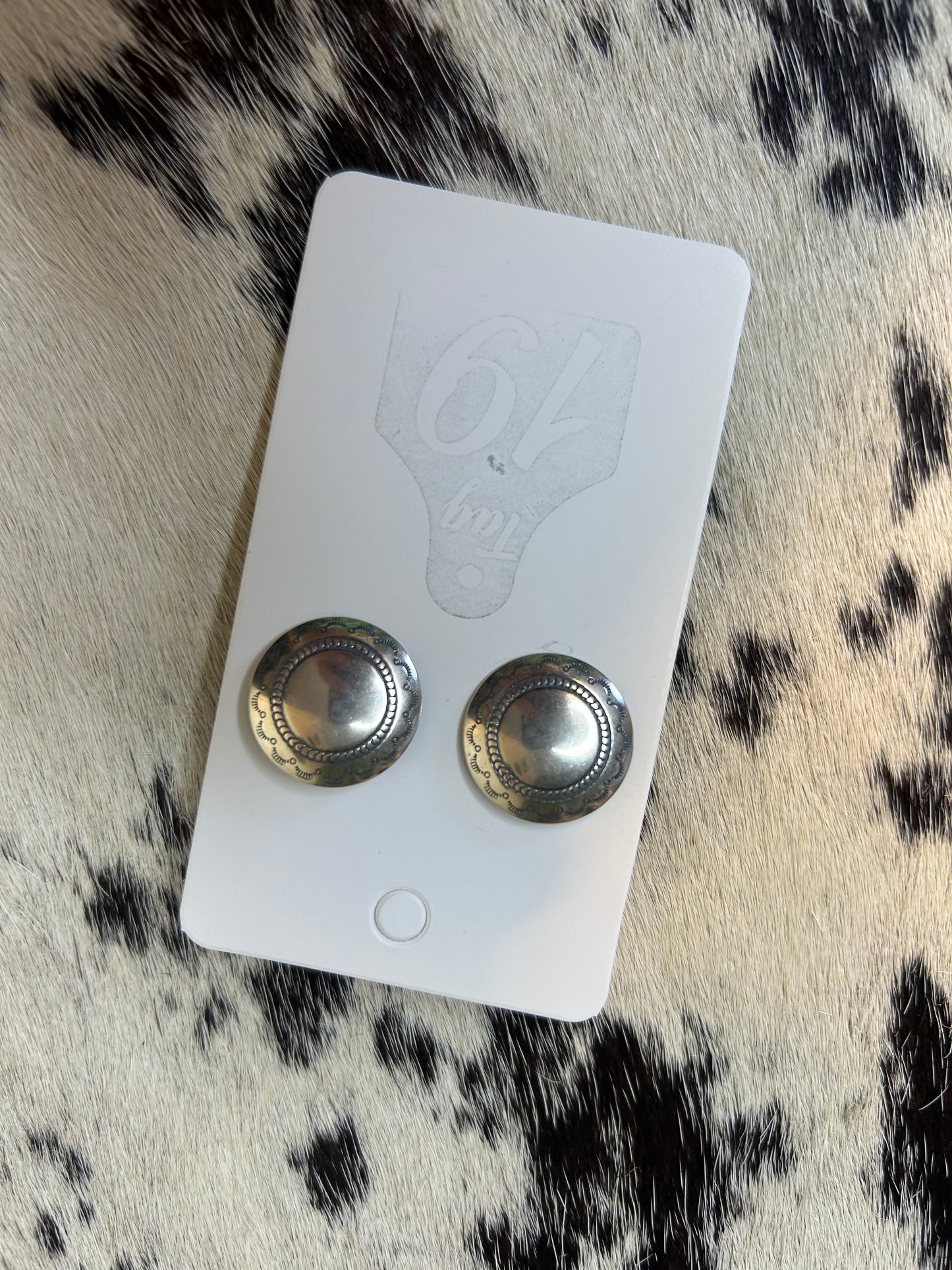 Concho Stud Earrings