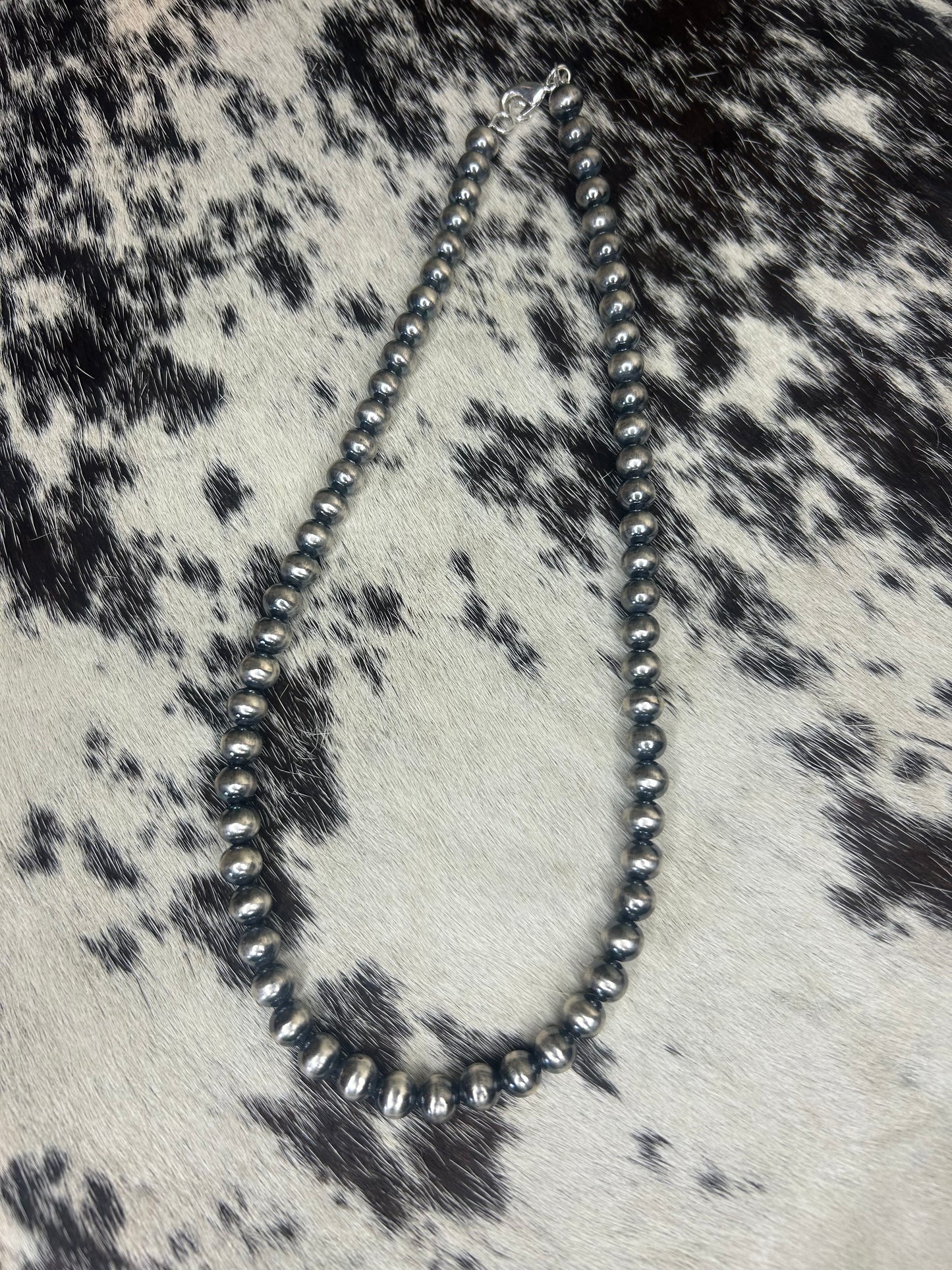 Silver Plated Copper Pearls 8mm