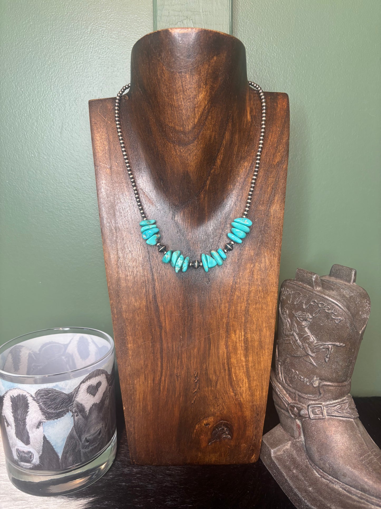 Sterling Silver Turquoise Necklace
