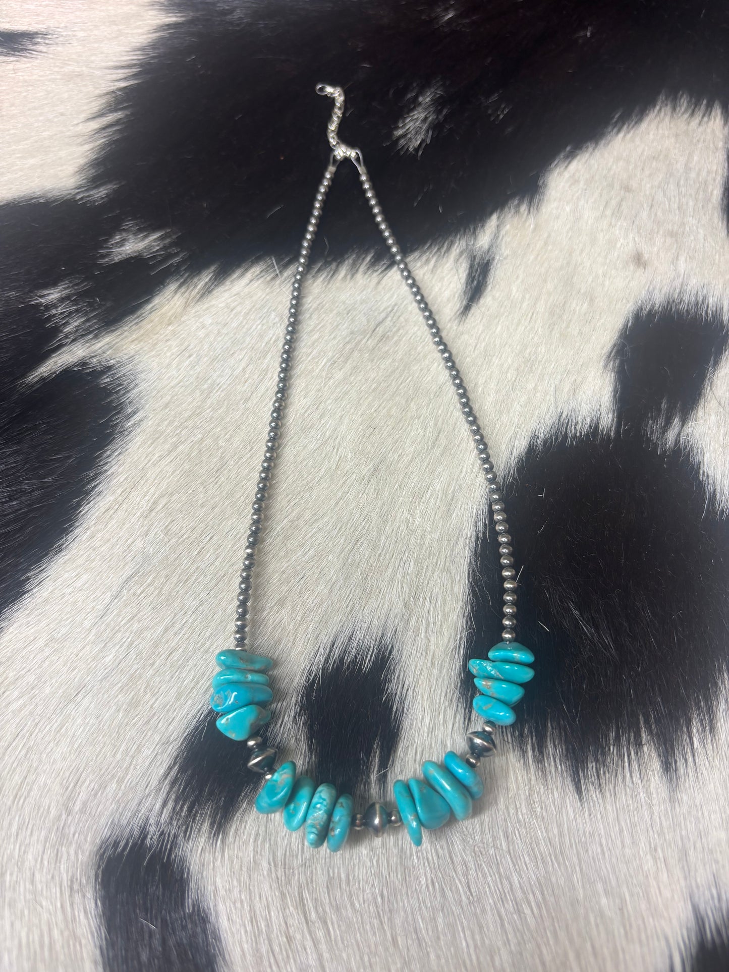 Sterling Silver Turquoise Necklace