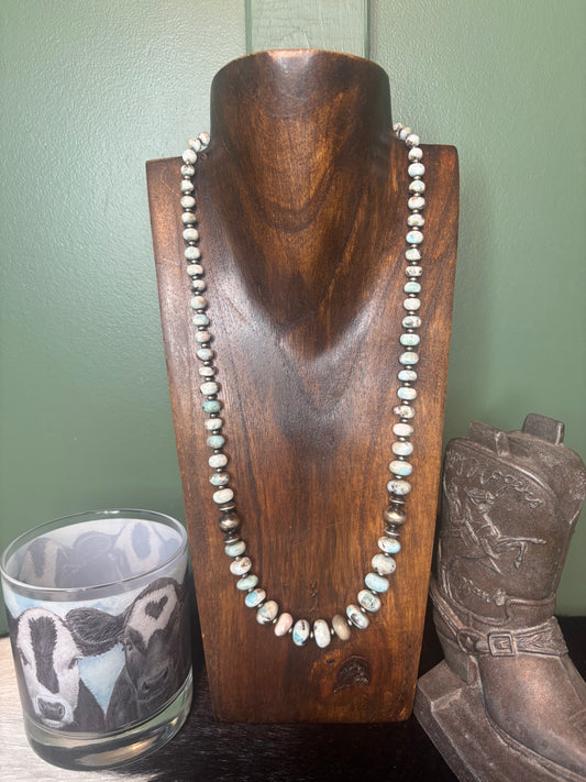 Sterling Silver Larimar Necklace