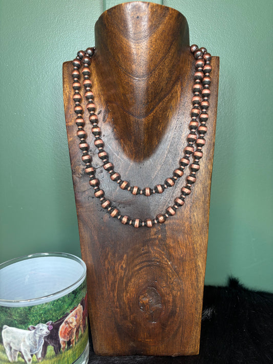 Copper Pearl Necklace