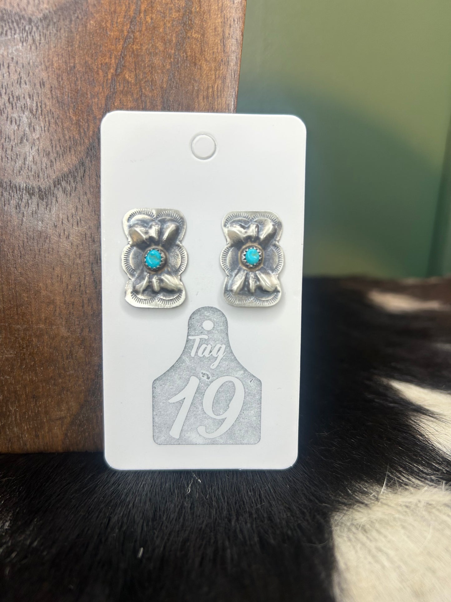 Butterfly Concho with Turquoise Earring