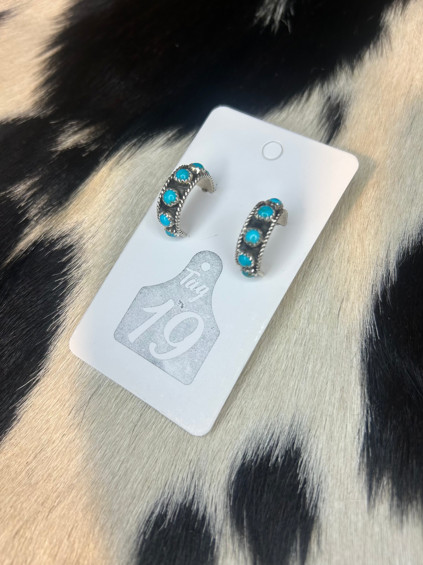Turquoise Hoop Earrings