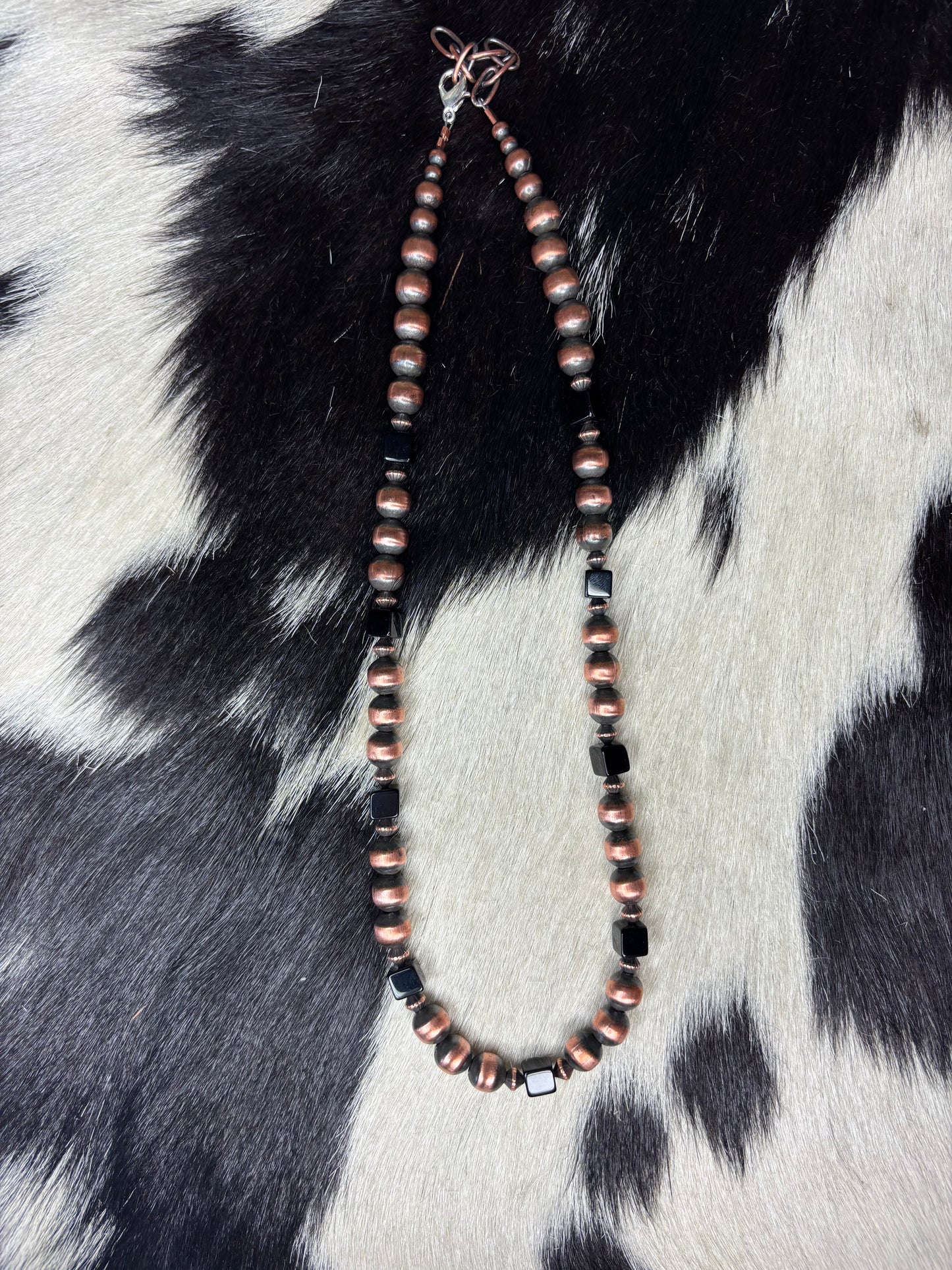 Copper Black Onyx Necklace