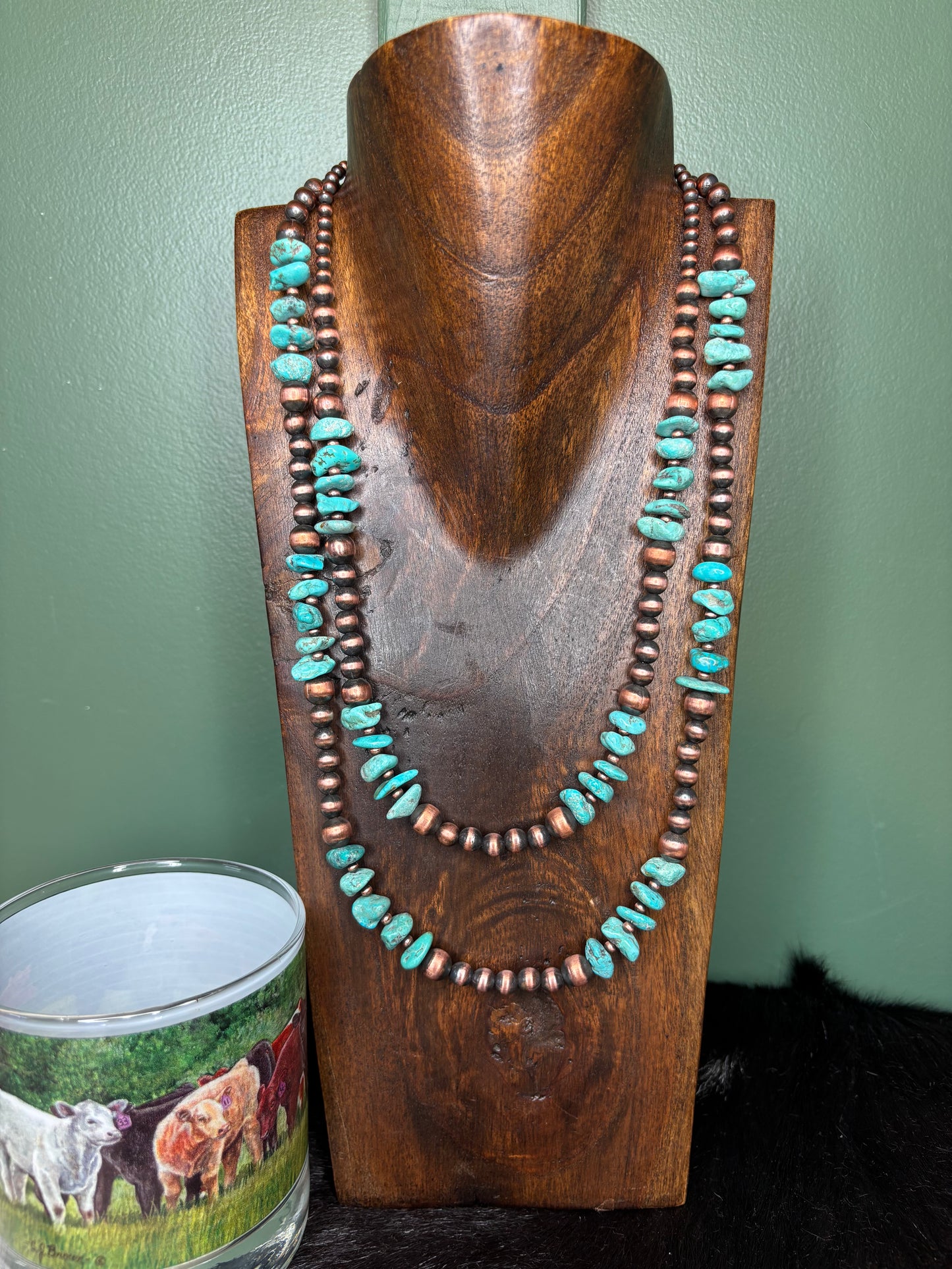 Copper Turquoise Necklace