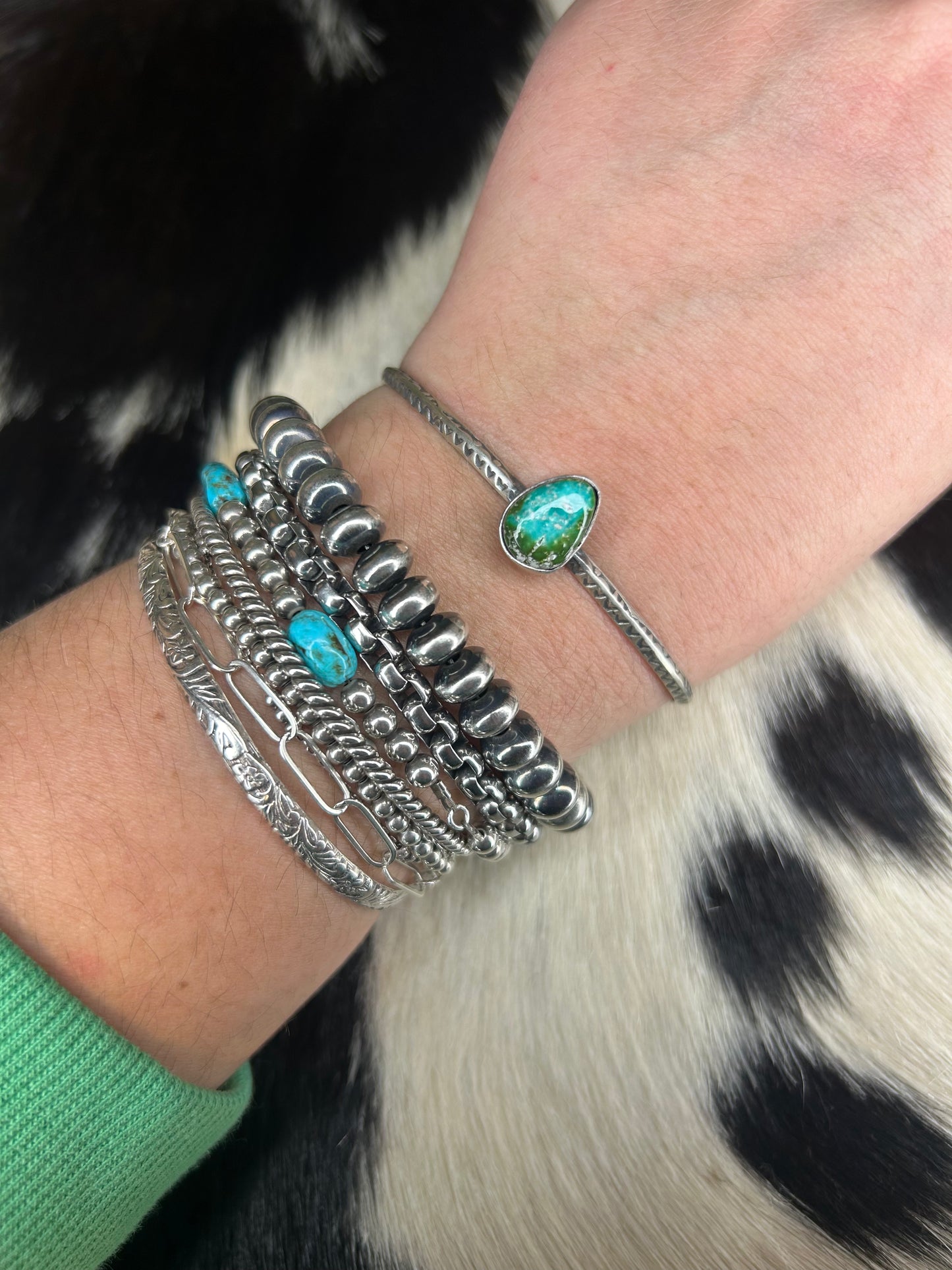 Turquoise Stacker Cuff