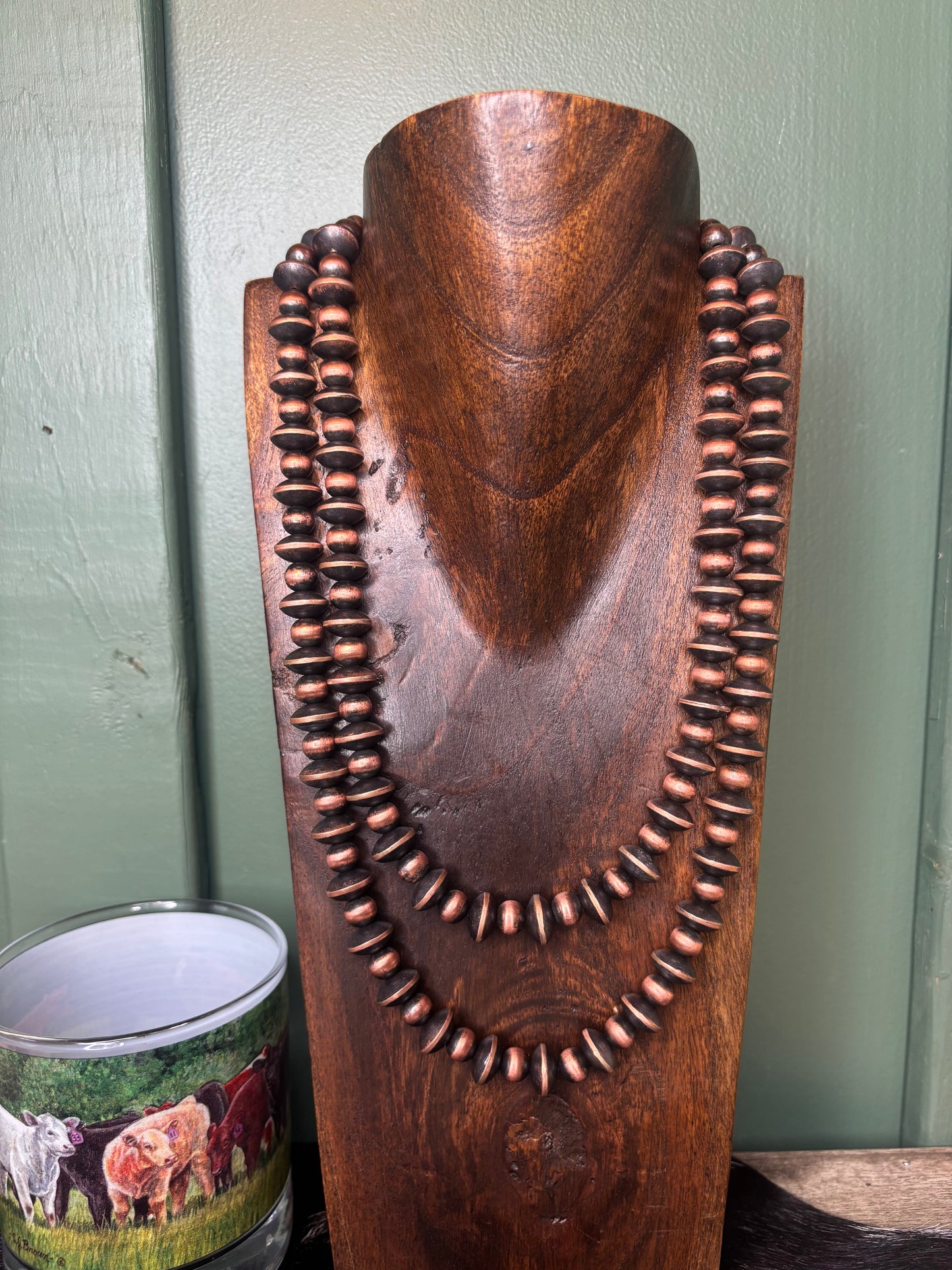 Copper Saucer Necklace