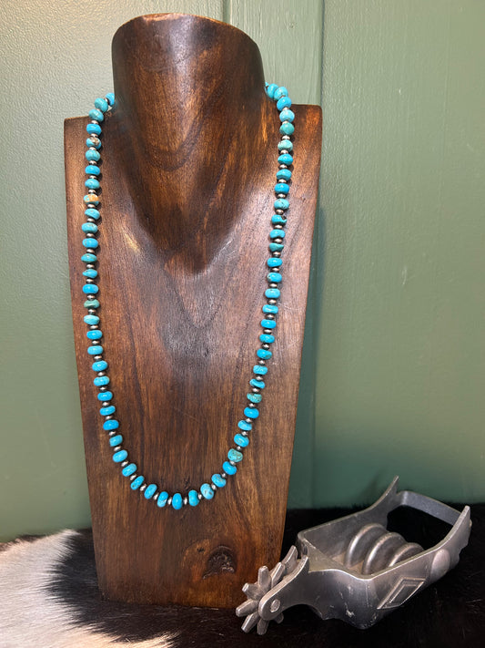 Turquoise Bead Necklace