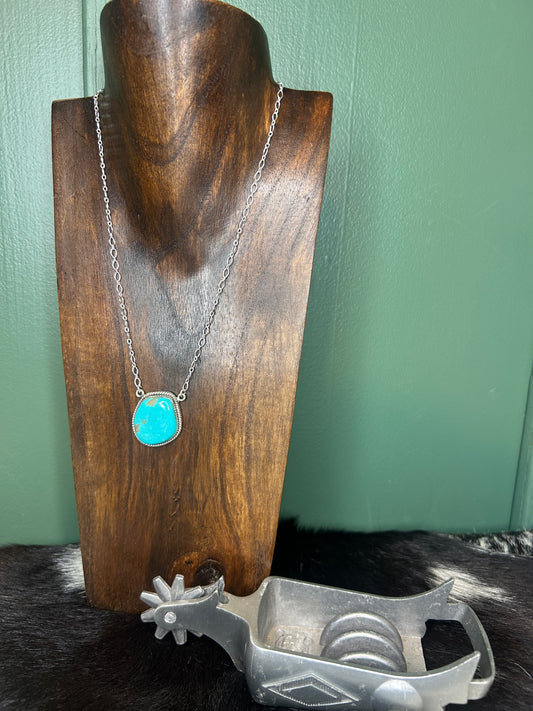 Turquoise Chain Necklace