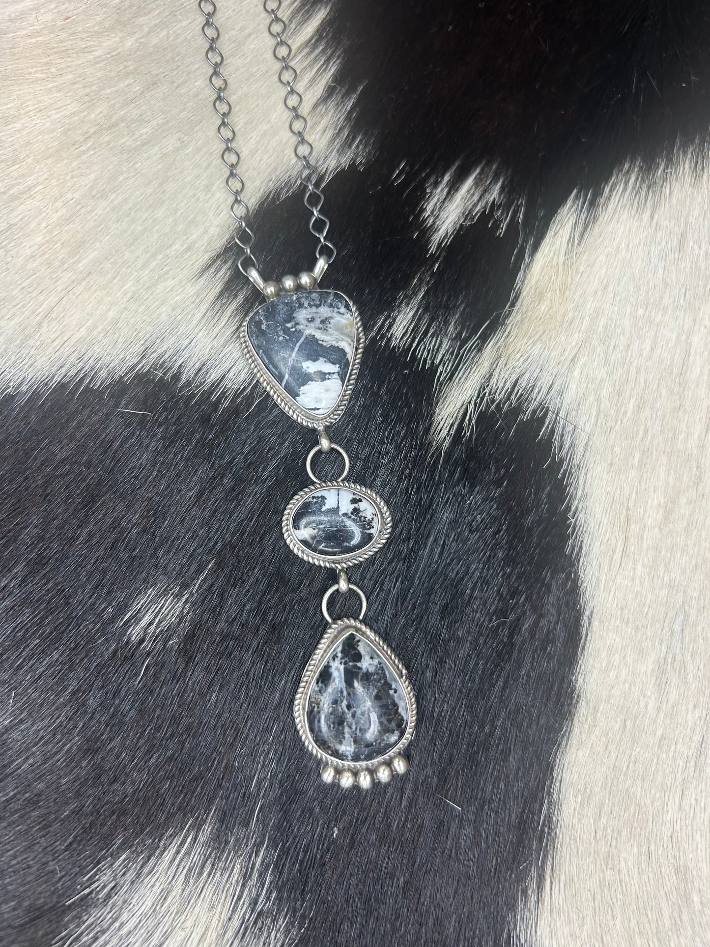 Native Made White Buffalo Lariat