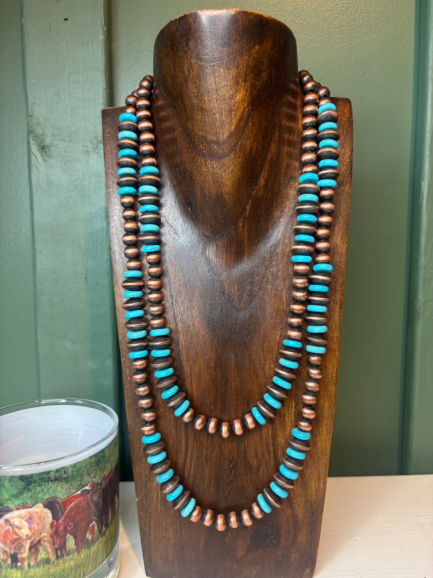 Copper Turquoise Necklace