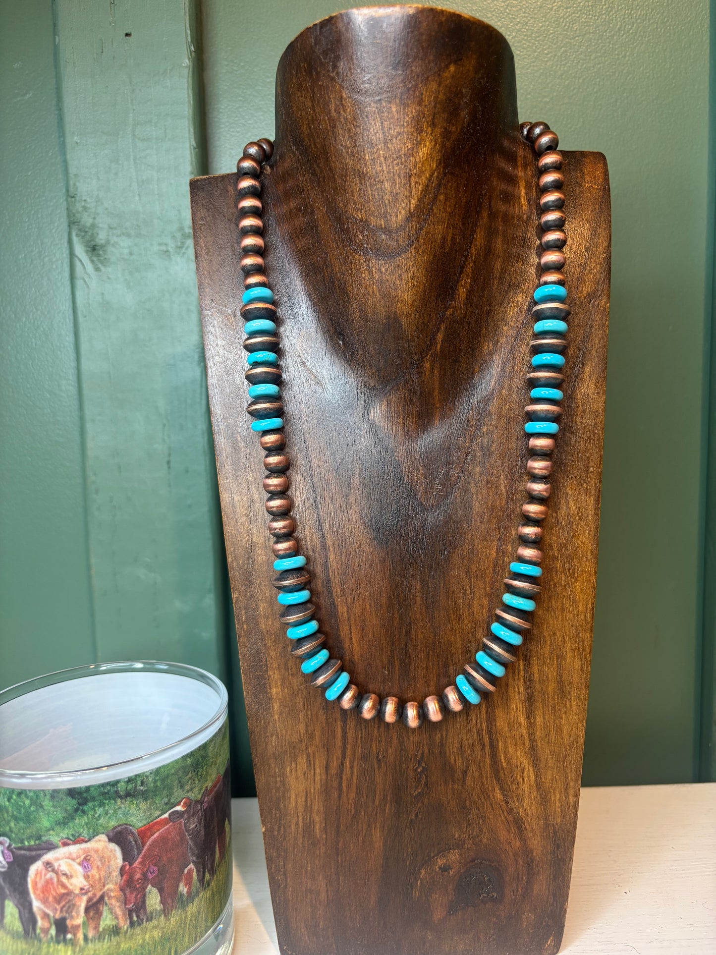 Copper Turquoise Necklace