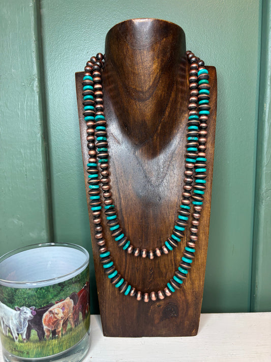 Copper Turquoise Necklace